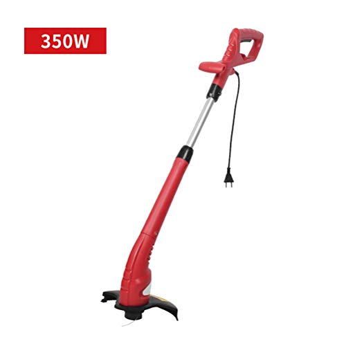 Home Lawn Mower, Electric Grass Cutter, Plug-In Retractable Extension Rod Roller Design Cutting Width 25 & 27Cm, Small Garden Pruning Tool,A