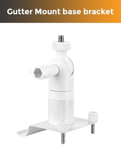 Vinyl Siding Camera Mount Compatible with Arlo,Ring,Eufy,Nest,Wyze Cameras,360 Degree Adjustable Outdoor Security Camera Mount for Vinyl Siding,No Drill Stainless Steel Rust-Resistant Outdoor Holder — view 6