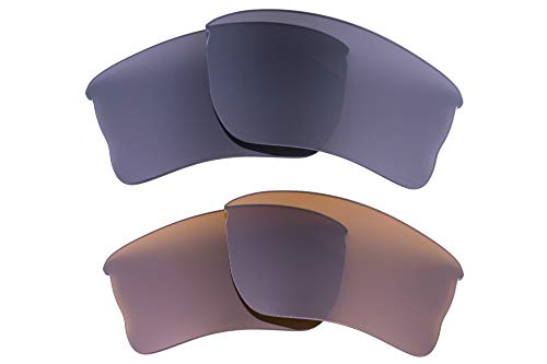 Image of Polarized Replacement Lenses Compatible with Oakley Quarter Jacket Sunglasses - Crafted in USA -