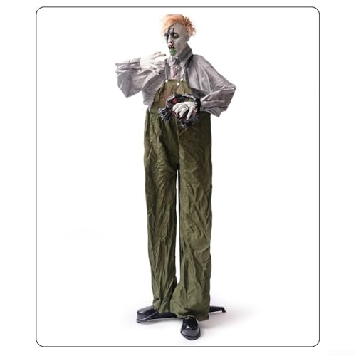 Effet sonore étrange zombie animé figurine rotative