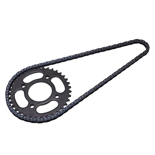 Cadena T8F de alta resistencia con piñón 37T de acero aleado para mini ATV 4