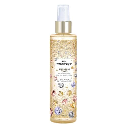 Image of Nykaa Wanderlust Sparkling Stars Long Lasting Fine Fragrance Hair & Body Mist