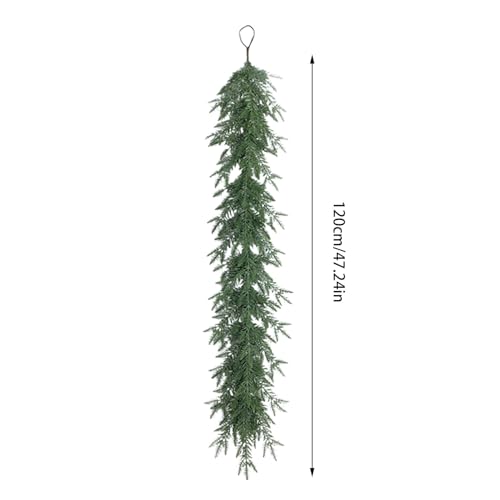 Guirlande de pin réaliste sans entretien pour décor de Noël - 6