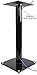 VIVO Premium Universal 23 inch Floor Speaker Stands for Surround Sound and Book Shelf Speakers, 2 Stands Included, STAND-SP02B