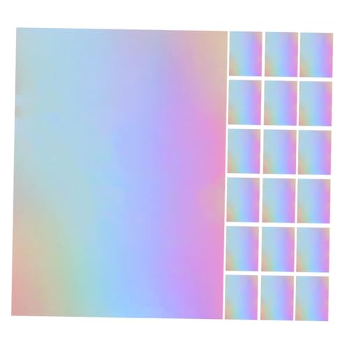 Papier cartonné métallisé miroir A4 Veemoon pour loisirs créatifs et scrapbooking - 60 feuilles