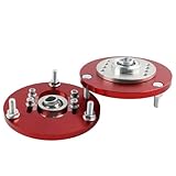 Améliorez votre suspension E46, E36, E30 ou Z3 avec notre support supérieur supérieur de la plaque de cuise rouge.