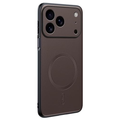 Étui pour iPhone 17 Air magnétique marron idéal pour le quotidien