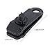 POPETPOP 4pcs Heavy Duty Tent Clips for Camping Tarp Fasteners Windproof Rope Buckles Multi-use Tent Tarp Fixers