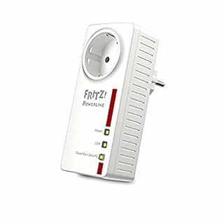 FRITZ!Powerline 1220E Edition International, adattatore extender su rete elettrica fino a 1.200 Mbit/s, PLC, IEEE P1901, 2x Gigabit LAN, Interfaccia in italiano