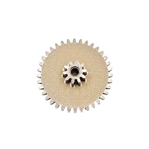Bevel Gear Pinion Hardware Mechanical 36102B Double Mold Gear 36T+10T 1PC 36 Tooth 0.5M 10Teeth 0.5M Hole 2mm Loose Fit Metal Pinion Toy Robot DIY Model