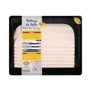 Pechuga de pollo 92% Hacendado lonchas Paquete 200 g Pack 2