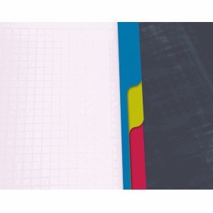 Clairefontaine 5 x Konferenzblock Bind'O Block A5 kariert 90 Blatt 90g/qm farbig sortiert