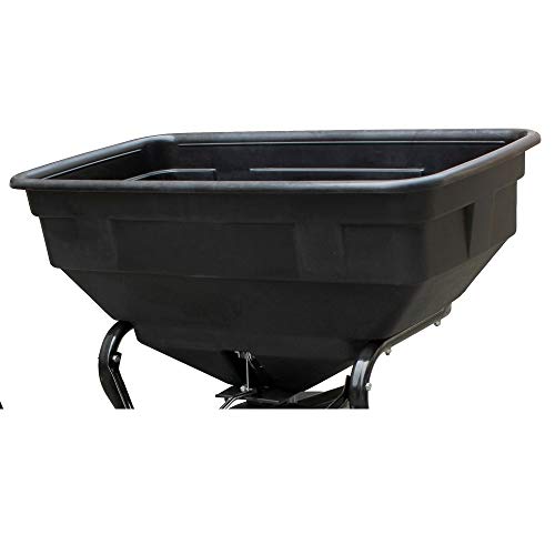 125Pound Tow Behind Broadcast Fertilizer Spreader Durable Composite