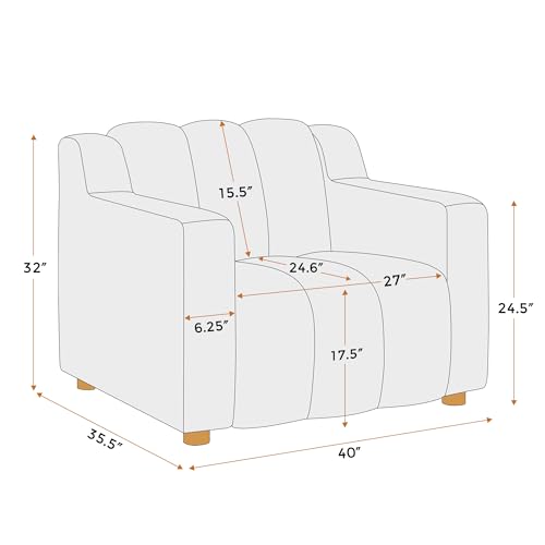 Sillón Plegable Boucle Beige miniatura 2