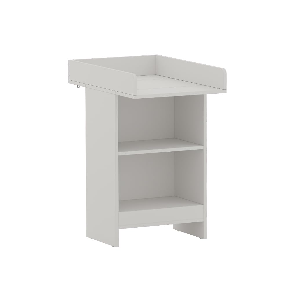 Vicco Commode à Langer Mona, Blanc, 60x103.5cm, adapté aux Soins sûrs des bébés et à Un Nettoyage Facile