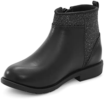 Stride Rite Girls Lucy 3 Fashion Boot, Black, 4 Toddler | Image 7
