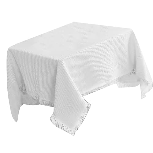 Nappe en coton et lin lavable de qualité supérieure pour table Noël - 2