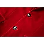 THWEI Mens Velvet Blazer Slim-Fit Fashion Solid Suit Jacket