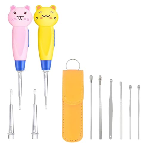 2 Stück Ohrenschmalz Entferner mit LED + Ohrenreiniger, Ohrenschmalz Entferner,Edelstahl Ohrreinigungsset, Ear Wax Cleaner, Ohrwachs Entfernungs, Ohr Schmalz Reiniger, Edelstahl Ohrenreiniger 2 Stück Ohrenschmalz Entferner mit LED + Ohrenreiniger, Ohrenschmalz Entferner,Edelstahl Ohrreinigungsset, Ear Wax Cleaner, Ohrwachs Entfernungs, Ohr Schmalz Reiniger, Edelstahl Ohrenreiniger