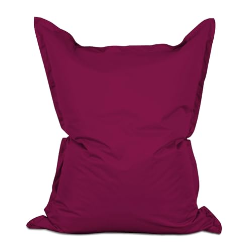 Lumaland Pouf géant XXL 140 x 180 cm | Coussin de couchage imperméable pour l'intérieur et...