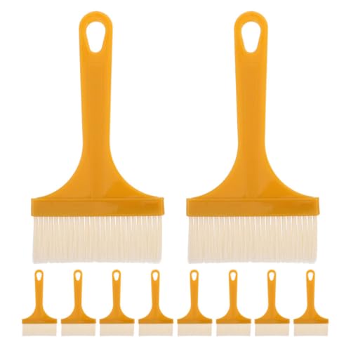 DOITOOL 10pcs Heat Resistant Basting Brush Set for Cooking Baking Oil Butter Sauce Bbq Kitchen Accessory