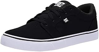 DC Men's Anvil Skate Shoe, Black/Battleship/Emerald, 11 D M US