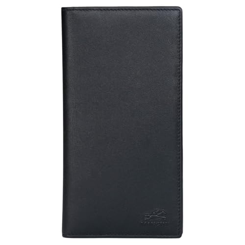 Mancini Sonoma Black RFID Secure Breast Pocket Wallet, Black, 6800165-BK