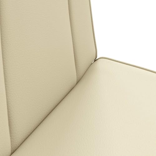 Repose-pieds pliable ergonomique dossier réglable crème - 6
