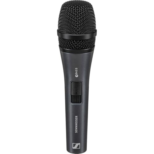 Sennheiser E 845-S Dynamic Super Cardioid Microphone,Wired, Wireless