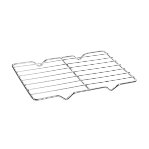 Garneck Rejilla de Acero Inoxidable para Asar y Hornear Multiusos para Enfriar Galletas Cocinar al Vapor y Barbacoa Diseño Resistente y Práctico con Patas para Mejor Circulación de Aire