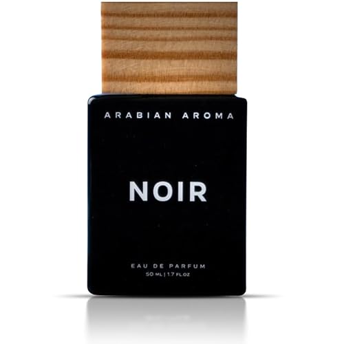 Image of Arabian Aroma Noir Men's Perfume | Premium Perfume for Men with Long Lasting Fragrance | Amber, Rose, Saffron, and Leather Notes | Extrait De Perfume | Long Lasting Perfume for Men (50ml)