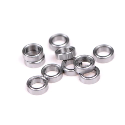 Rodamientos 5x8x2,5 mm con blindaje metálico y acero resistente 2