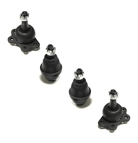 4 Pc Suspension Kit Front Upper & Lower & Lower Ball Joints #TOP27