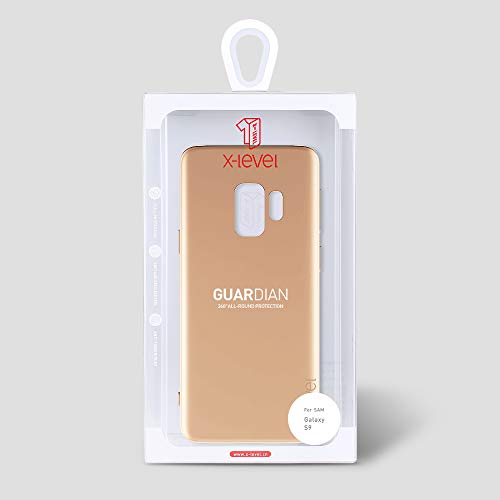 Samsung Galaxy S9 Case,X-Level Slim Fit Soft Tpu Ultra Thin S9 Mobile Phone Cover Matte Finish Coating Grip Phone Case For Women Compatible Samsung Galaxy S9-Gold #TOP6