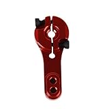 Einstellbarer Servohebel Unbekannt Ersatz 25 T M3 Metall RC Servo Arm Horn Für Futaba Savox Xcore HL Hsp Hd Macht Go Tech - Rot