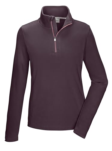 Killtec KSW 101 WMN FLC SHRT 42 40880-000 - Camiseta de Forro Polar para Mujer con Cuello Alto y Cremallera