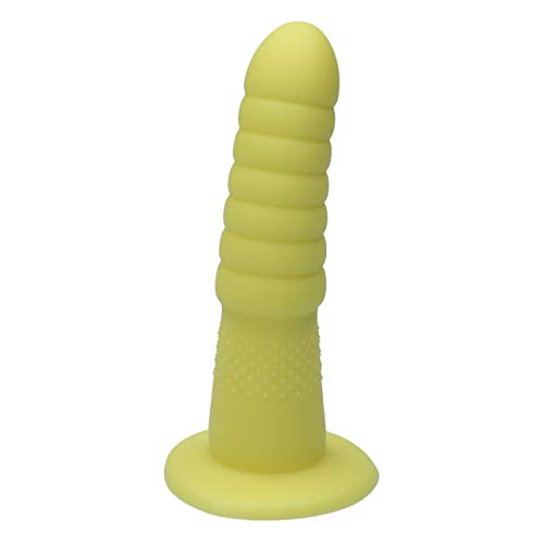 Godemiché silicone de qualité supérieure Ylva & Dite Aria jaune - 4