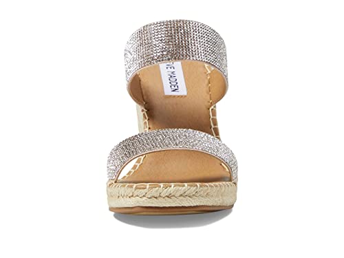 Steve Madden Icey Wedge Sandal Rhinestone 9.5 M2