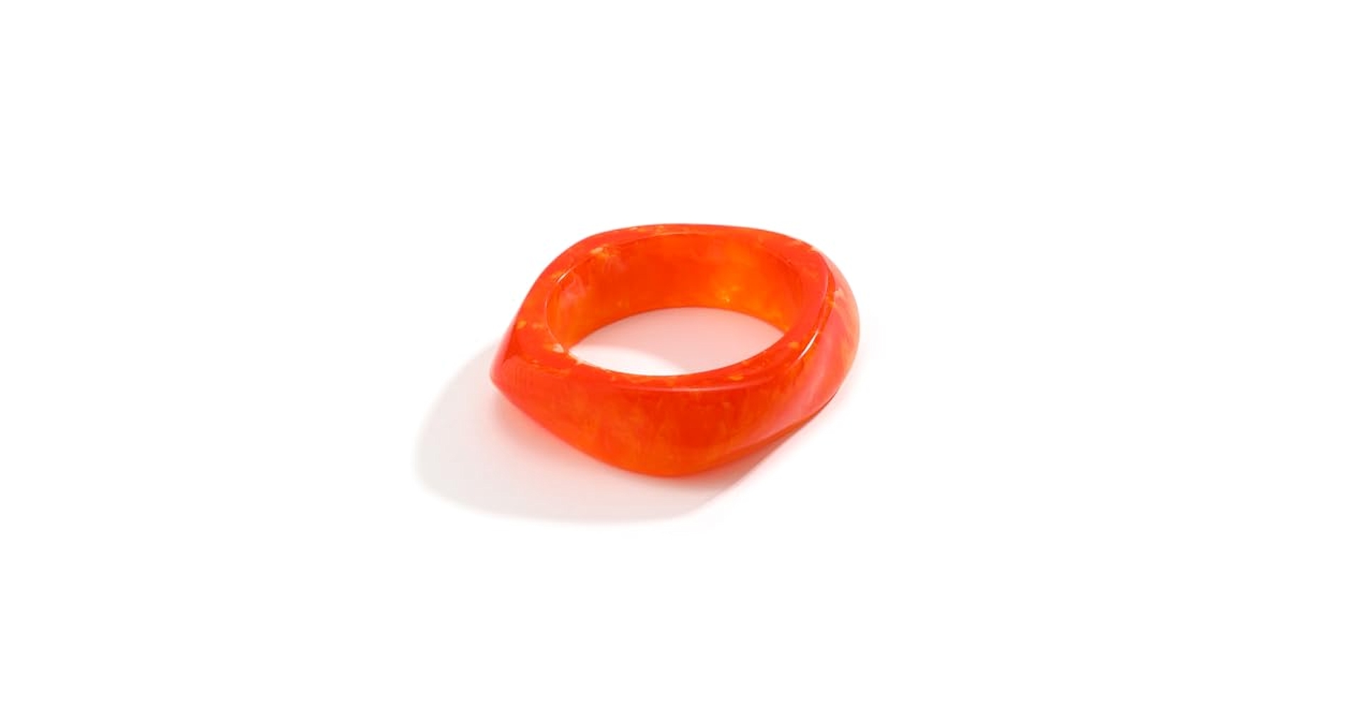 Amazon.com: Caiyao Colorful Square Acrylic Resin Bangle