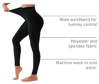 Bluemaple High Waisted Leggings for Women - Tummy Control Pants Non See Through Workout Soft Yoga Pants for Running Plus Size — image 4