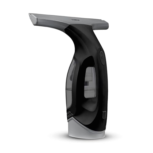 Tower T131001PL Pulitore senza fili per finestre con batteria ricaricabile, serbatoio dell'acqua da 150 ml, 20 W, platino