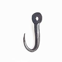 Castelion Black Wrought Iron Butcher's Meat and Game Hooks
