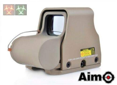 MIRINO Fucile Softair Red DOT OLOGRAFICO Punto di Mira Stile BIO-Hazard Dark Earth (EL-AO5062T)
