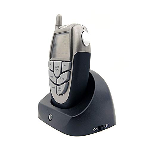 DHWOP Cooking Barbecue Thermometer Kitchen Cooking Meat Thermometer Outdoor Barbecue Wireless Barbecue Food Thermometer Timing Alarm BBQ Thermometer for Oven Grill BBQ Kitchen