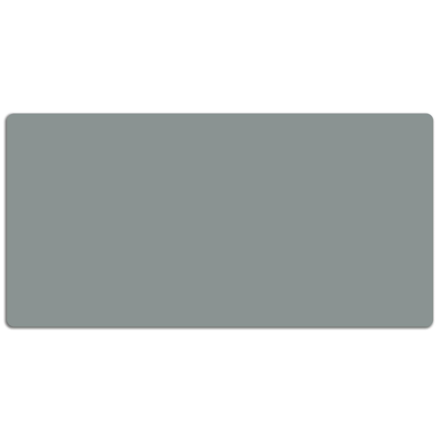 Sottomano da Scrivania 120x60 cm Facile da Pulire Antiscivolo Superficie Protettiva Protezione e Decorazione in Vinile PVC per Ufficio e Casa Impermeabile - Grigio