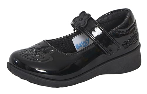 Chaussures d'école filles Bluey finis les lacets défaits avec la sangle