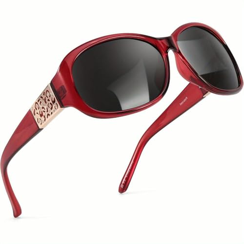 Gafas de moda polarizadas ovaladas retro de mujer para proteccion ocular y antirreflejos 2