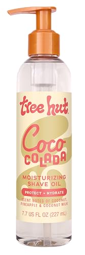 Tree Hut Coco Colada Moisturizing Shave Oil, Gel-to-Oil Formula, Ultra Hydrating Barrier for a Close, Smooth Shave, For All Skin Types, 7.7 fl oz