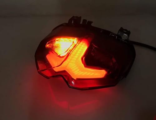 Feu frein LED moto MT09 2021 à clignotants dynamiques intégrés