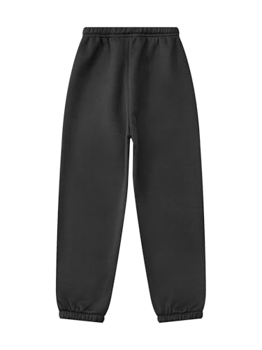 Kids Boys Girls Letters Printed Sweatpants Fleece Elastic Waistband Pants Athletic Jogger Pants4